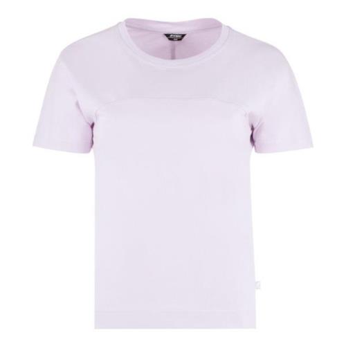 Gizelle Katoenen T-Shirt K-Way , Pink , Dames