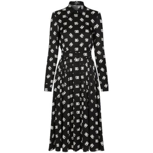 Elegante Jurk voor Vrouwen Dolce & Gabbana , Black , Dames