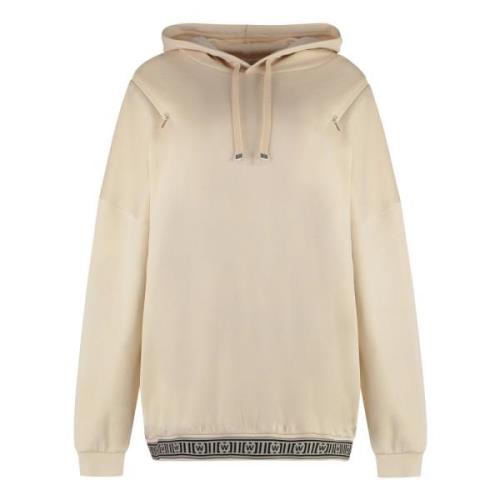 Logo Detail Oversized Hoodie Wolford , Beige , Dames