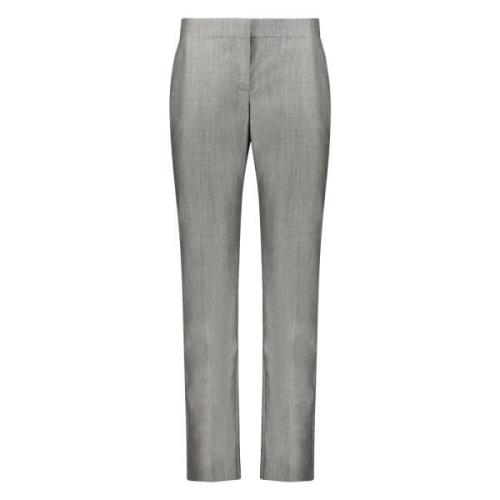 Zijden blend broek met zakken Alexander McQueen , Gray , Dames