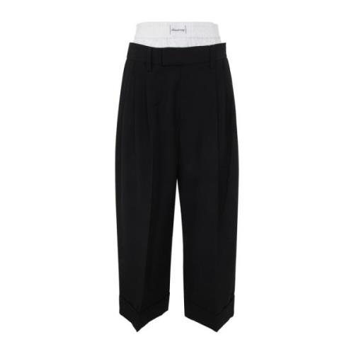 OP Maat Gemaakte Broek MET Zichtbare Boxer Alexander Wang , Black , Da...