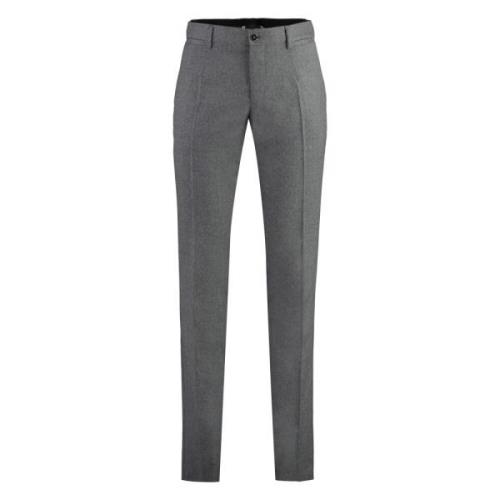 Wollen Broek met Zakken Dolce & Gabbana , Gray , Heren