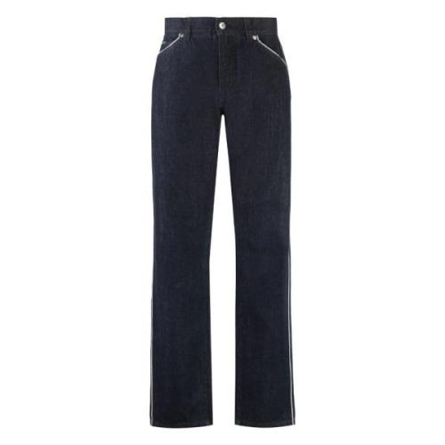 Klassieke Straight-Leg Jeans Dolce & Gabbana , Blue , Heren