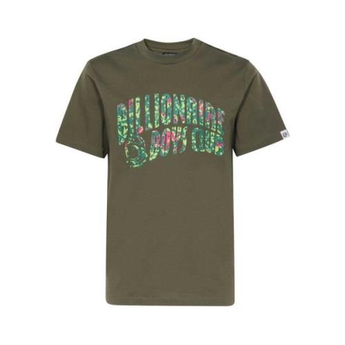 Katoenen T-shirt met Frontprint Billionaire Boys Club , Green , Heren