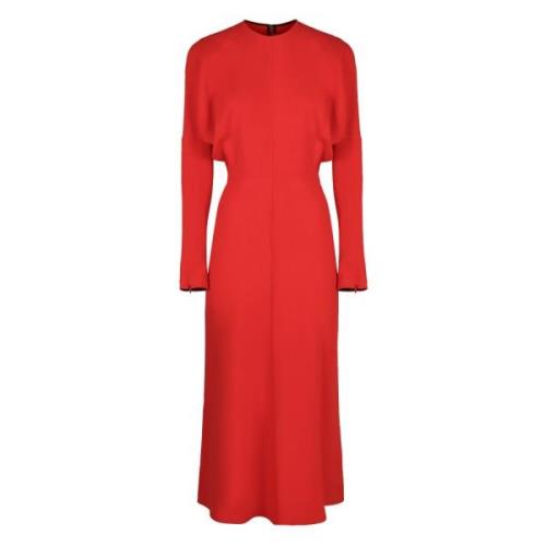 Cady Jurk met Ritssluiting Victoria Beckham , Red , Dames