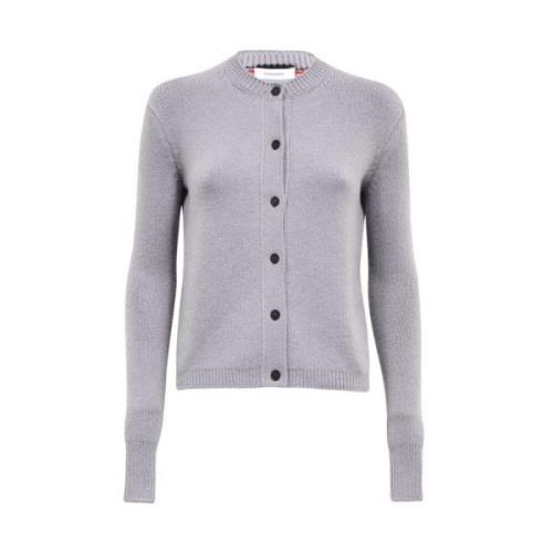 Luxe Cashmere Cardigan met Geribbelde Details Salvatore Ferragamo , Gr...