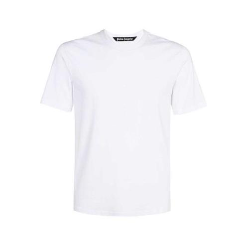 Set van drie katoenen T-shirts Ribgekraagd Palm Angels , White , Heren