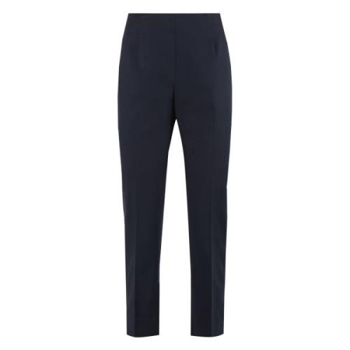 Hoge taille katoenen broek Peserico , Blue , Dames