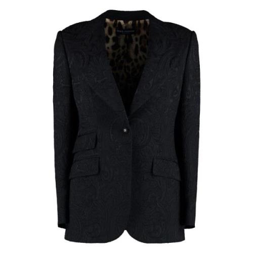 Stijlvolle Jas voor Mannen en Vrouwen Dolce & Gabbana , Black , Dames