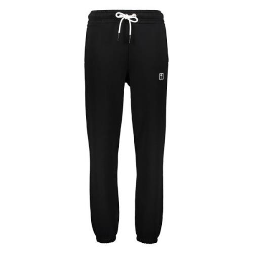 Katoenen Track-Pants met Elastische Tailleband Palm Angels , Black , H...