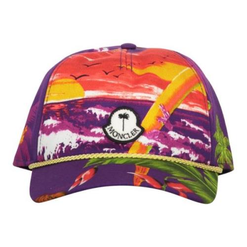 Logo Patch Baseball Cap Palm Angels , Multicolor , Heren