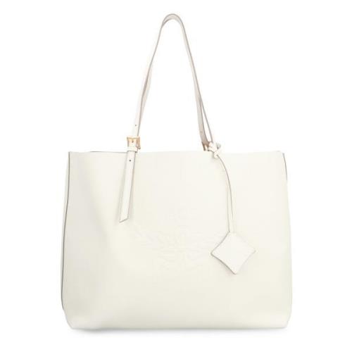 Tote Bags MCM , White , Dames