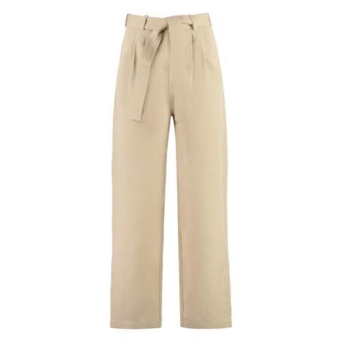 Gecoördineerde hoge taille broek Woolrich , Beige , Dames