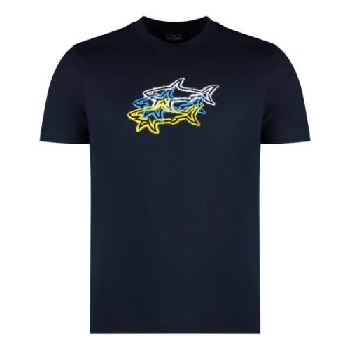 T-Shirts Paul & Shark , Blue , Heren