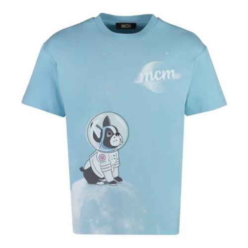 T-Shirts MCM , Blue , Heren