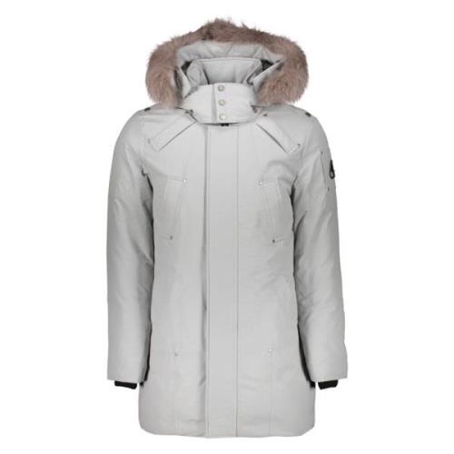 Gewatteerde parka met bont capuchon Moose Knuckles , Gray , Heren