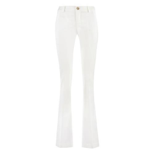 Trousers PT Torino , White , Dames