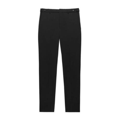 Zwarte Broek voor Mannen Aw24 Msgm , Black , Heren