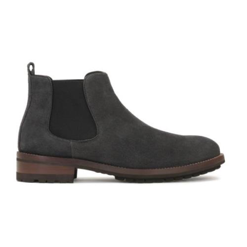 Grafiet Chelsea Boots met Draadzool Kazar , Gray , Heren