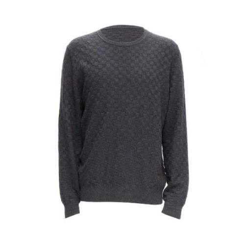 Pre-owned Wool tops Louis Vuitton Vintage , Gray , Heren