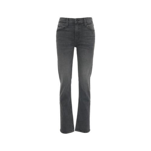 Grijze Jeans Aw24 Mother , Gray , Dames