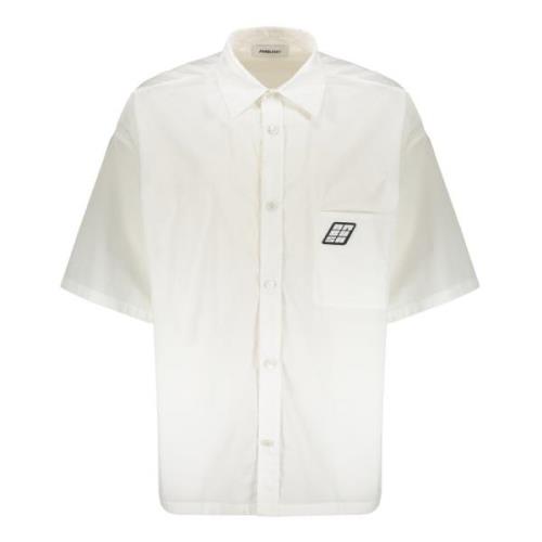 Katoenen shirt met voorzak Ambush , White , Heren