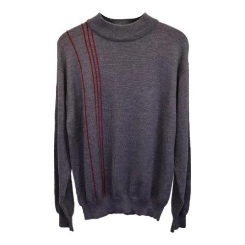 Pre-owned Wool tops Balenciaga Vintage , Gray , Heren