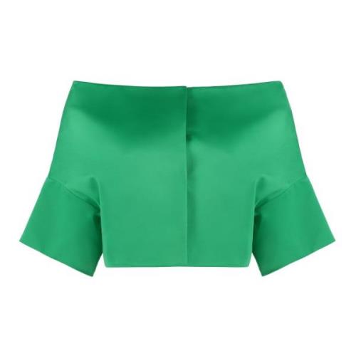 Geknoopte Off-Shoulder Bolero Jas P.a.r.o.s.h. , Green , Dames