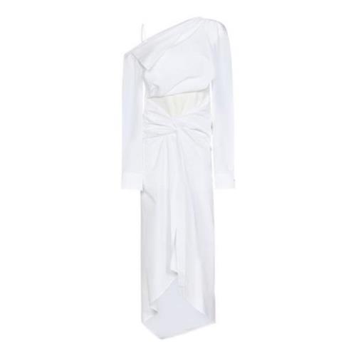 Elegante Jurk voor Vrouwen Off White , White , Dames