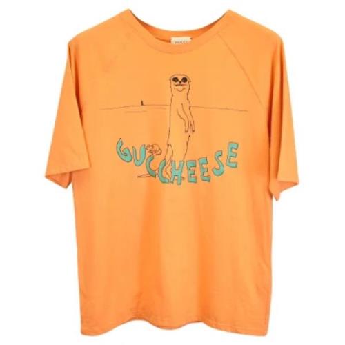 Pre-owned Cotton tops Gucci Vintage , Orange , Heren