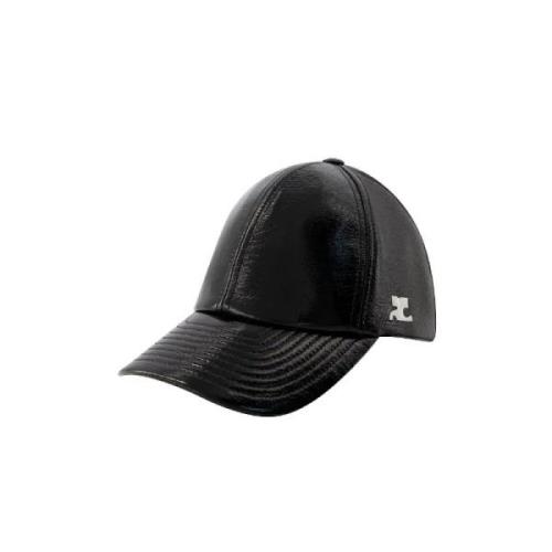 Cotton hats Courrèges , Black , Dames