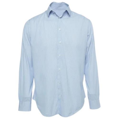 Pre-owned Cotton tops Armani Pre-owned , Blue , Heren