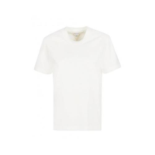 Casual Katoenen T-shirt Bottega Veneta , White , Dames