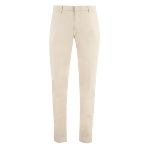 Katoenen broek met zakken Hand Picked , Beige , Heren