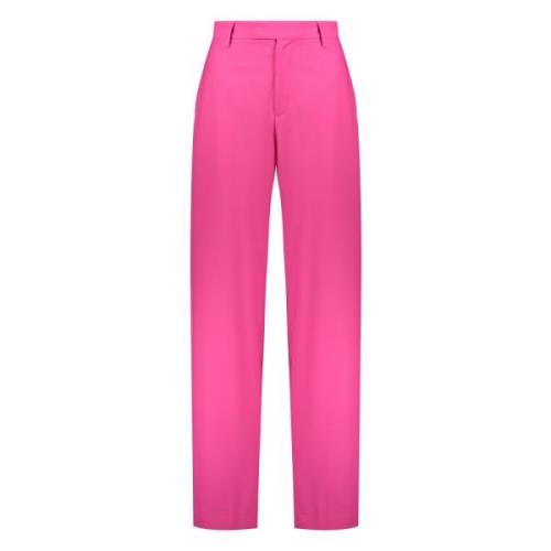 Wollen Blend Broek met Zakken Ambush , Pink , Dames