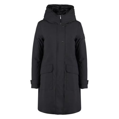 Militaire technische stoffen parka met afneembare donsjas Woolrich , B...