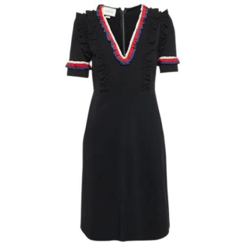 Pre-owned Canvas dresses Gucci Vintage , Black , Dames