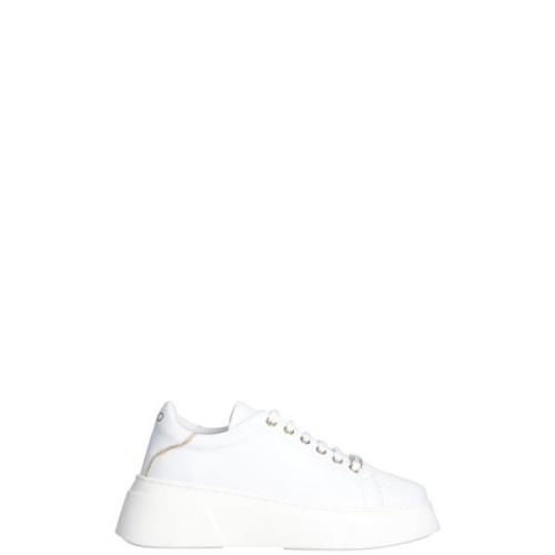 Witte Platform Sneakers Andie 718 Liu Jo , White , Dames