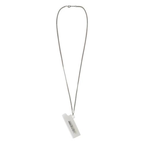 Messing Lighter Case Ketting Ambush , White , Heren