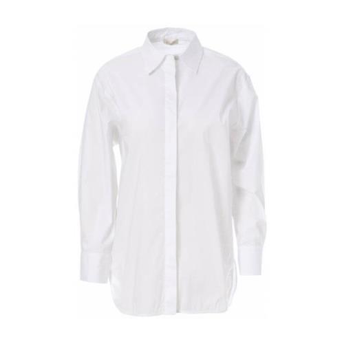 Etta Lange Mouw Blouse JC Sophie , White , Dames