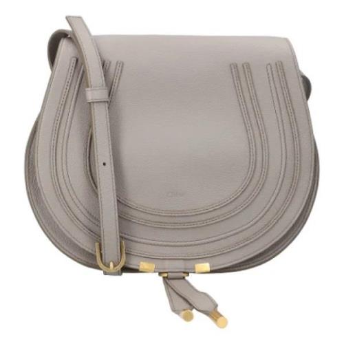 Leather shoulder-bags Chloé , Gray , Dames