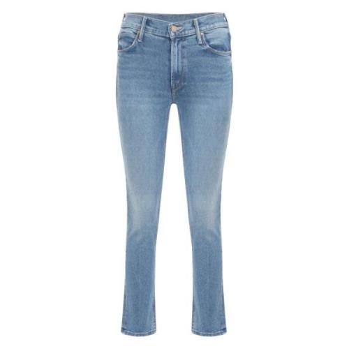 Dazzer Enkel Rechte Pijp Jeans Mother , Blue , Dames