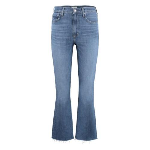 Cropped Jeans met Contraststiksels Citizens of Humanity , Blue , Dames