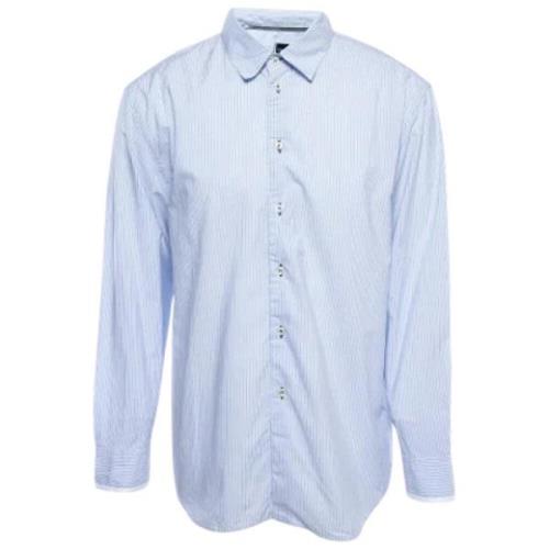 Pre-owned Cotton tops Armani Pre-owned , Blue , Heren