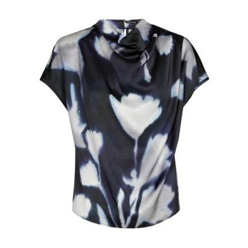 Losvallende Korte Mouw Top Caroline Biss , Multicolor , Dames