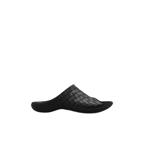 Rubberen slides Bottega Veneta , Black , Heren