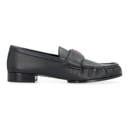 Leren Loafers met 4G Design Givenchy , Black , Dames