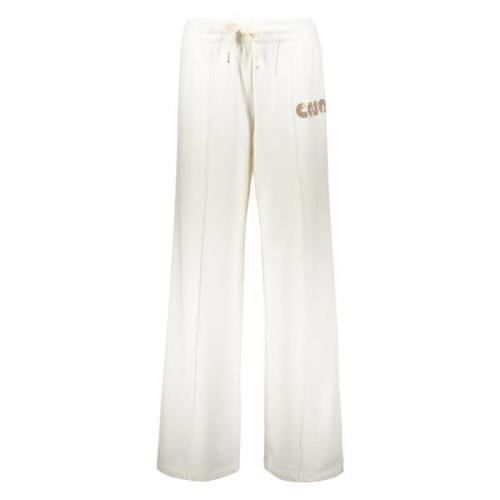 Geborduurde Katoenen Track-Pants Casablanca , White , Dames