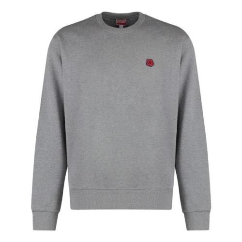 Bloemen Crew-neck Sweatshirt Kenzo , Gray , Heren