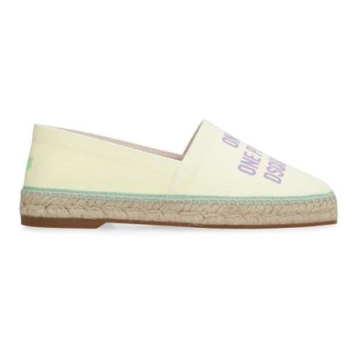 Biologisch katoenen espadrilles Dsquared2 , Yellow , Dames